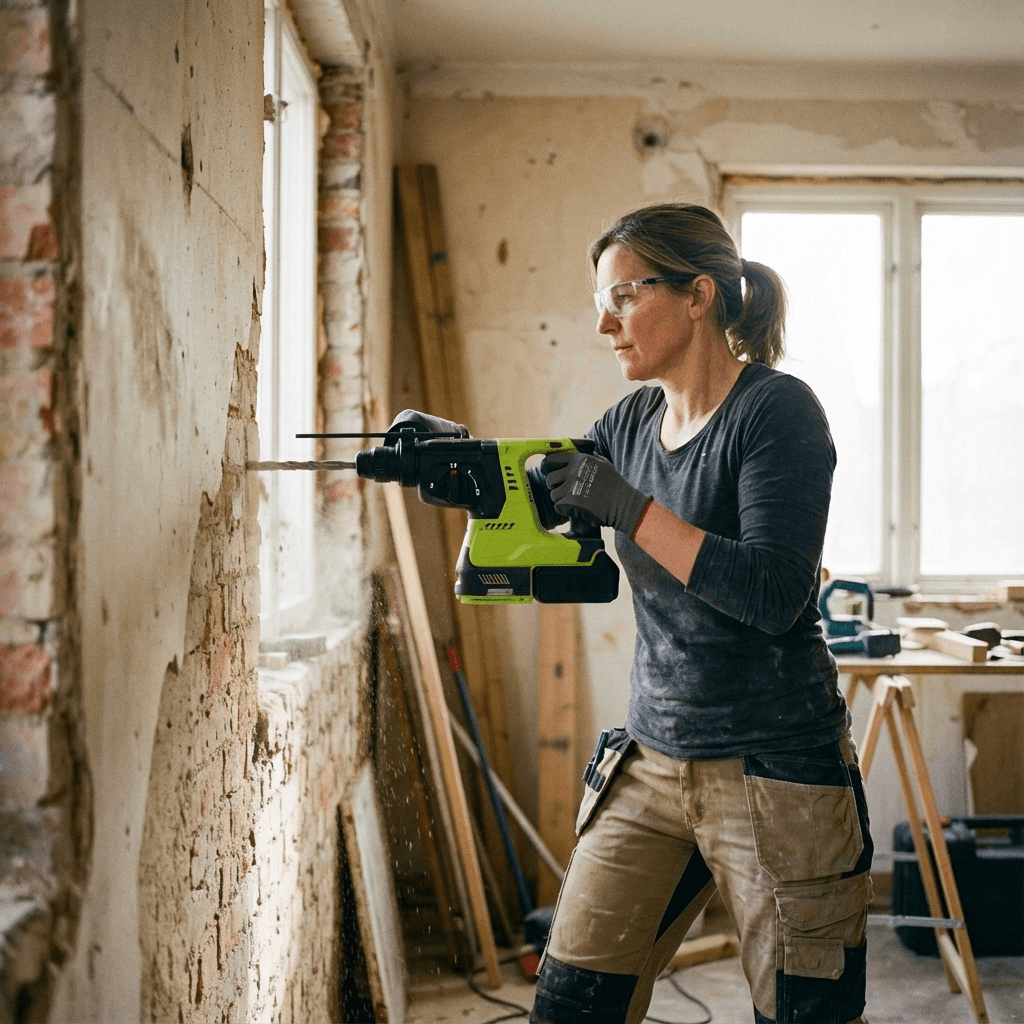 Handwerker bei der Arbeit