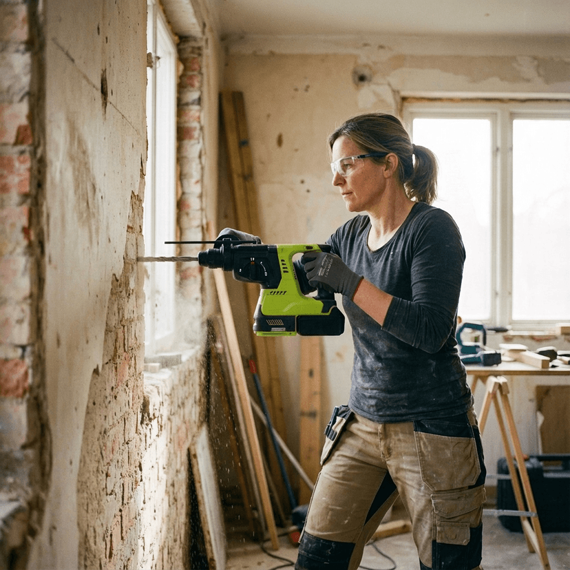 DIY creator drilling